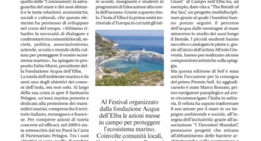 AVVENIRE - CONNESSIONI, SINERGIE E FORMAZIONE. COSÌ’ L’ ISOLA D’ ELBA TUTELA IL SUO MARE